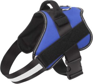 Bolux no-pull adjustable dog harness for small dogs with reflective straps