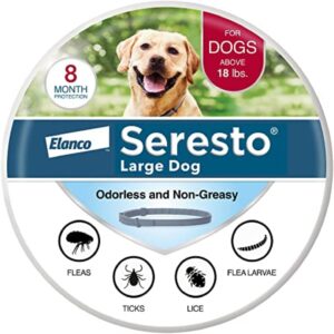 Seresto flea and tick collar for large dogs - long-lasting pest protection